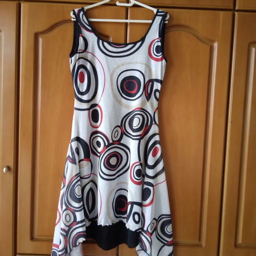 Jean Chancel sleeveless dress with open back new size M