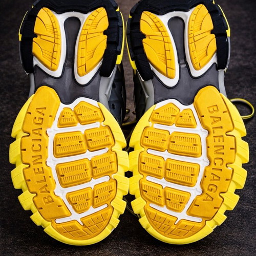 Balenciaga Track sneakers like new, grey and yellow, size 44
