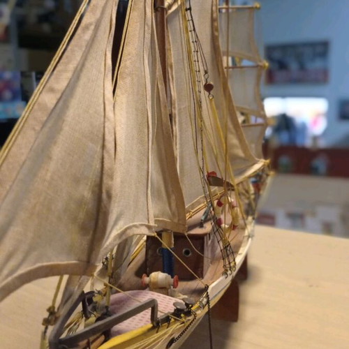 Handmade ship used 1m by 65cm