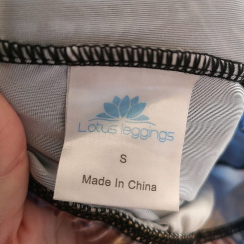 Lotus leggings used, multicolor, size S 36 8
