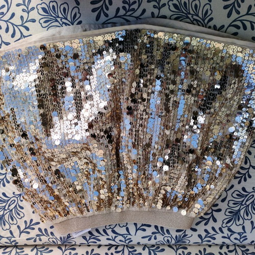 Sequin skirt for girl gold like new H&M ages 4-7