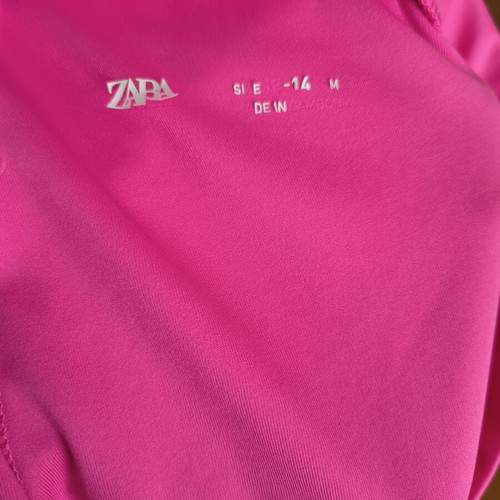 Skirt with Built-In Shorts Hermosa Beach Zara used, pink, age 13-14