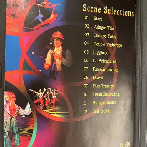 Saltimbanco Cirque du Soleil DVD like new with subtitles