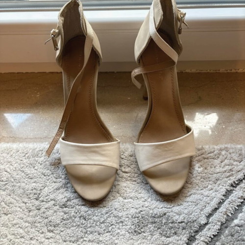Sandals used, summer style, size 38, beige
