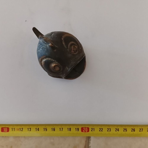 Vintage decorative fish head sculpture used