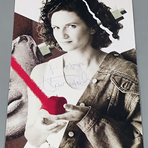 Authentic Alkistis Protopsalti Autograph promo card used