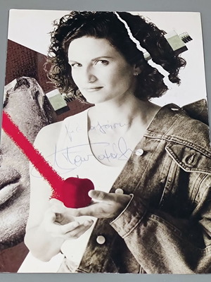 Authentic Alkistis Protopsalti Autograph promo card used