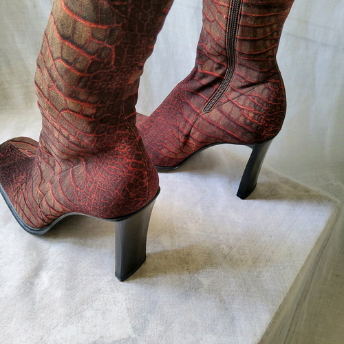 Bournazos vintage 90s y2k deadstock turtle print sock boots