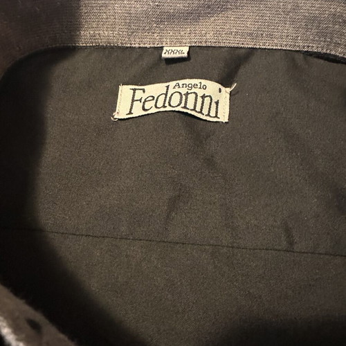 Angelo Fedonni black shirt 3XL like new