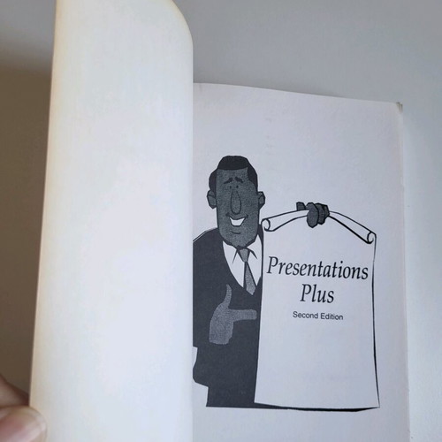 Presentations Plus: David Peoples' Proven Techniques 2nd Edition like new