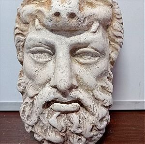 Hercules Plaster Greek Mask