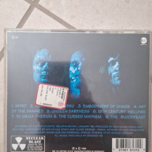 Sinister Hate CD used, first German edition, death metal