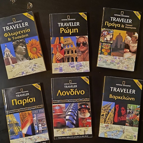 Travel guides like new, set of 5 pieces