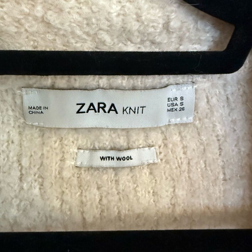 Zara jacket-coat like new, beige