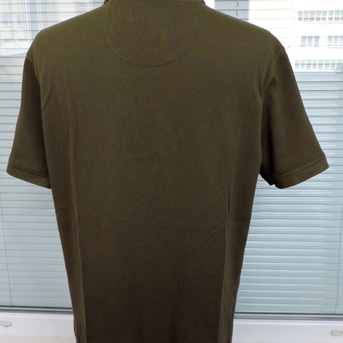 Barbour Khaki Green Polo Shirt, Men's XL