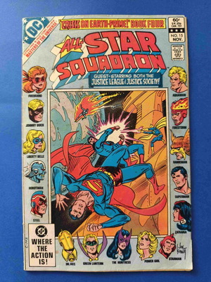 All-Star Squadron 15 comic book used, English