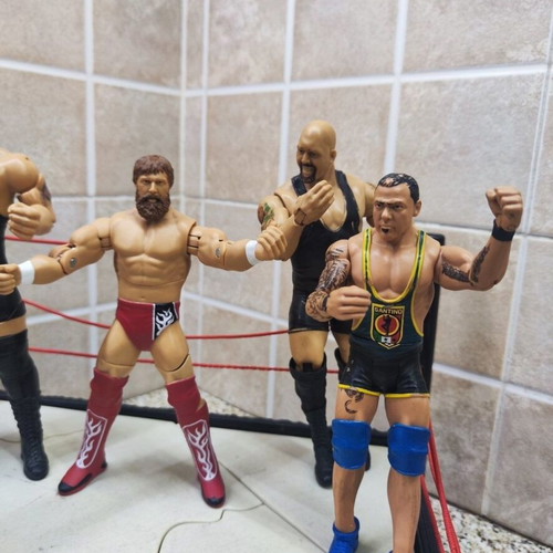 WWE Flex Force Breakdown Ring 2010 with 8 figures