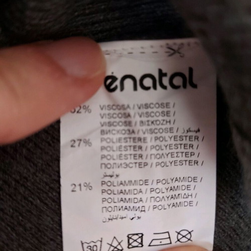 Prenatal maternity and nursing jacket L unused gray
