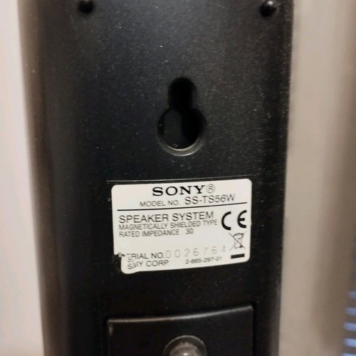 Sony TA-WR4 Speakers and SS-TS56W Amplifier used