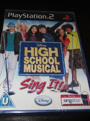 High School Musical Sing It Sony PS2 new sealed