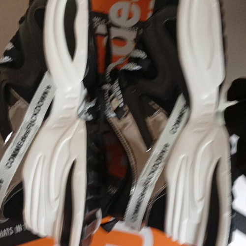 Come des FUCKDOWN* sneakers new, black and silver, size 42