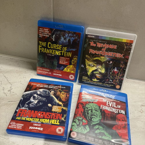 Hammer Frankenstein Collection Blu-ray like new, 4 movies with English subtitles