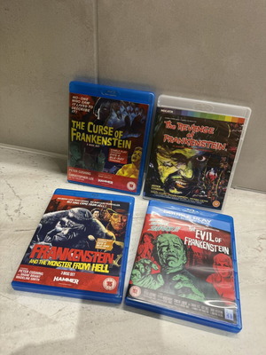 Hammer Frankenstein Collection Blu-ray like new, 4 movies with English subtitles