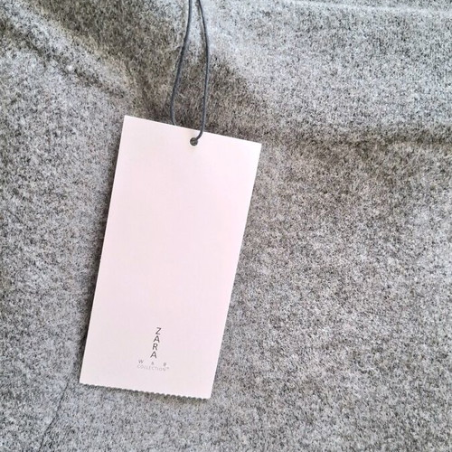 Zara knit wool pants new, comfortable fit, size L, gray