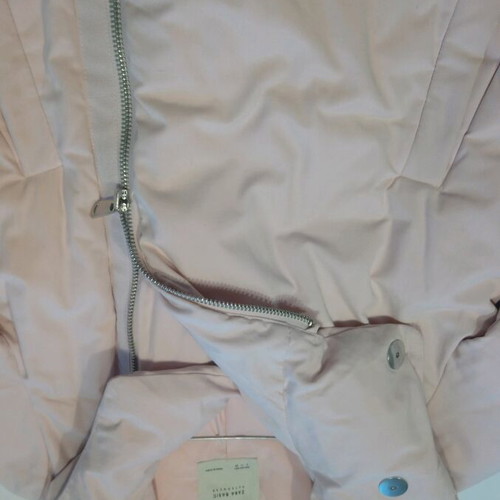 Zara women's jacket like new, powder pink, size S
