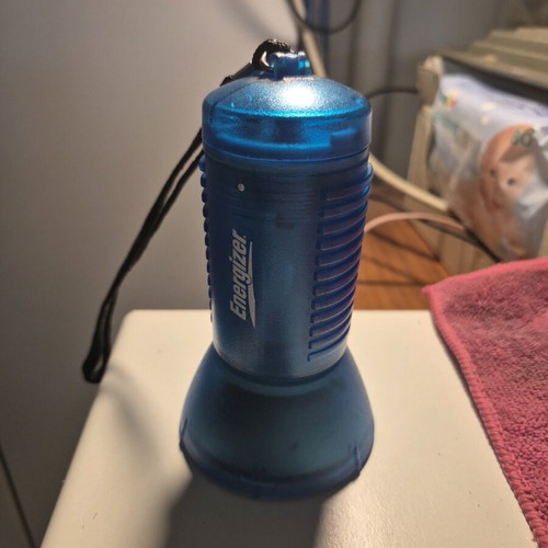 Energizer 2-in-1 flashlight and lantern like new blue for camping and emergencies