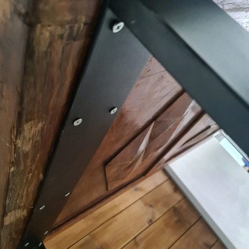Wooden door table used, Oregon pine