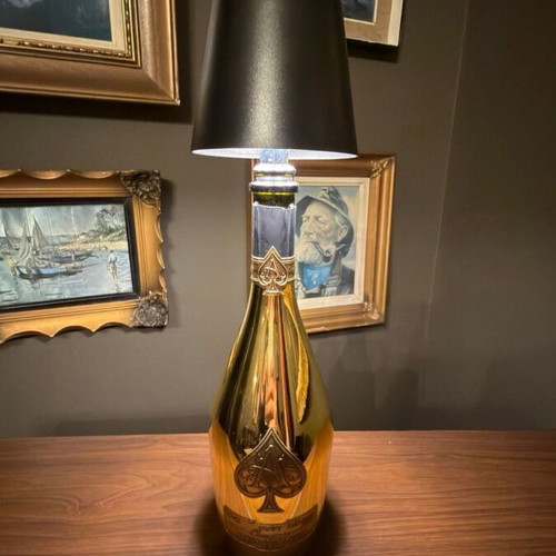 Armand de Brignac Ace of Spades LED lamp like new, rechargeable