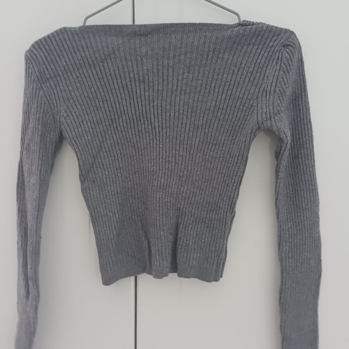 Women Crop Top size XS grey like new