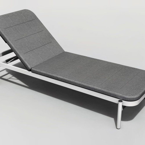 Aluminum sun loungers new, set of two