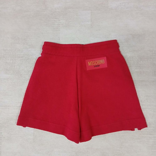 Moschino Swim women's shorts new, size S, red, 100% cotton