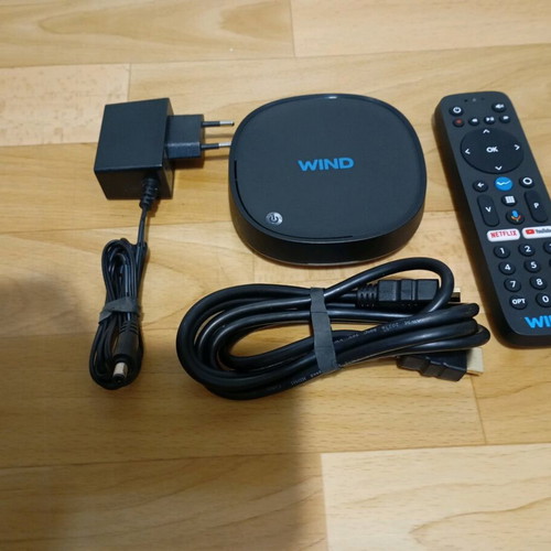 Wind Android TV box used, in good condition