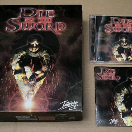 Die By The Sword PC CD-ROM like new, Big Box