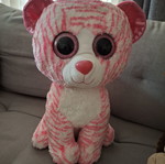 TY Plush Tiger 40cm new, pink colors