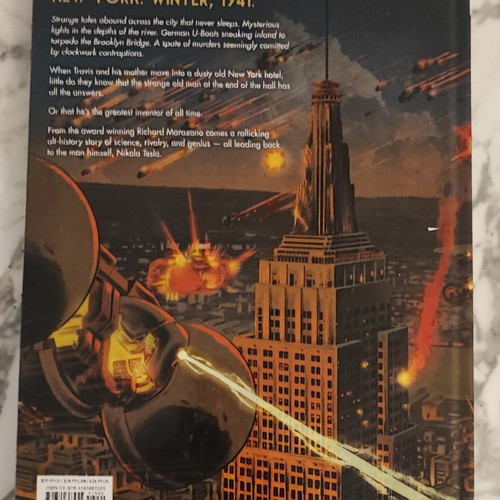 The Three Ghosts of Tesla hardcover comic book like new