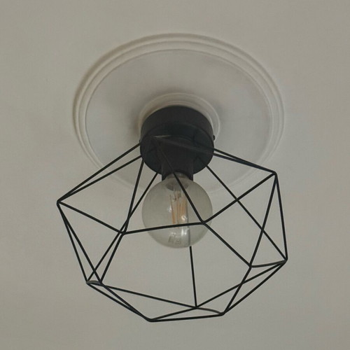 Leroy Merlin metal ceiling light like new, diameter 0.30cm