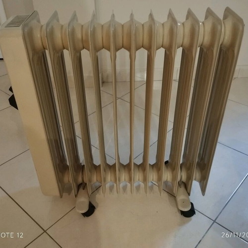 Electric oil radiator used Keller 2-speed with adjustable intensity