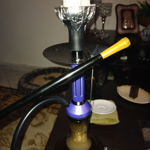 Hookah 50 cm new, complete with hose, bowl, and base