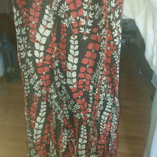 Marks & Spencer skirt with elastic waist like new, black and multicolor XXL