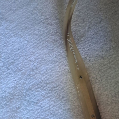 Gianfranco Ferre vintage glasses like new, colorful with original case