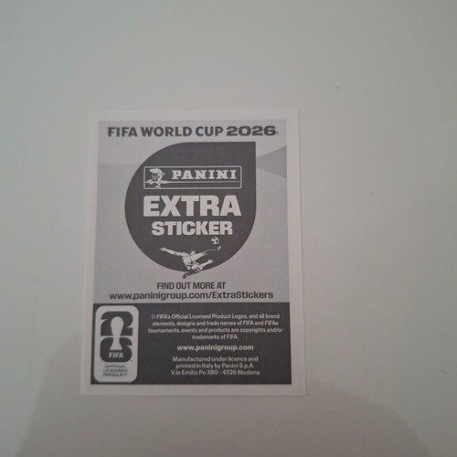 Vinicius Junior Panini World Cup 2026 Extra Sticker new