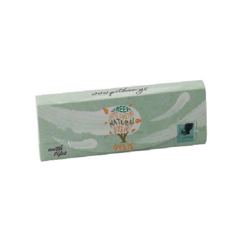 Pythia Fysis green rolling paper 1 1/4 size 50 sheets new