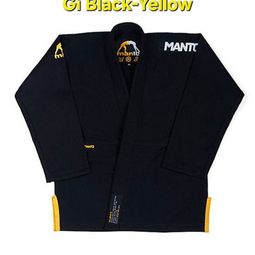 Manto Technico BJJ Gi Black-Yellow like new