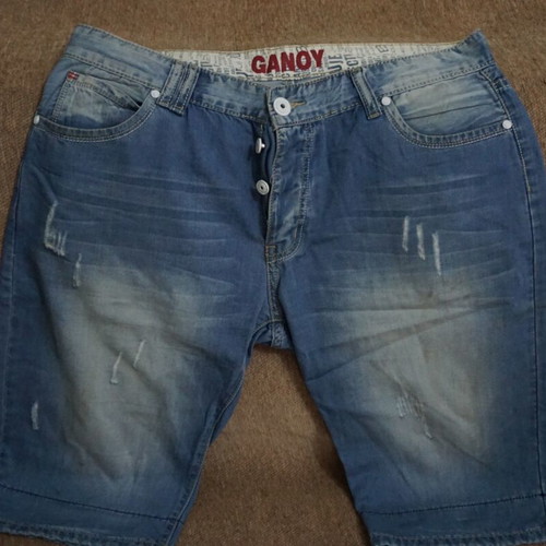 Men's denim shorts like new, size L, blue