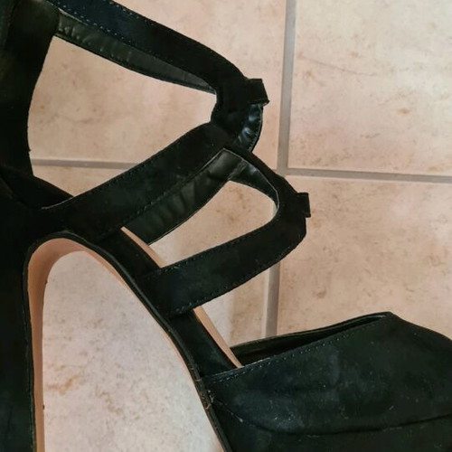 Migato sandals like new, black, size 37