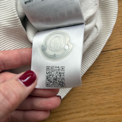 Moncler jacket like new, 12 months, with small stain